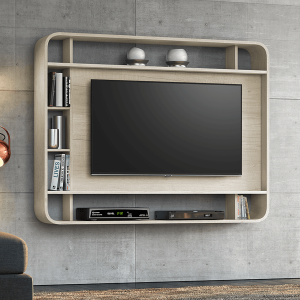 muebles para tv modernos - panel curvo notavel